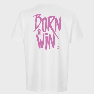T-shirt BLANC Oversized Born To Win