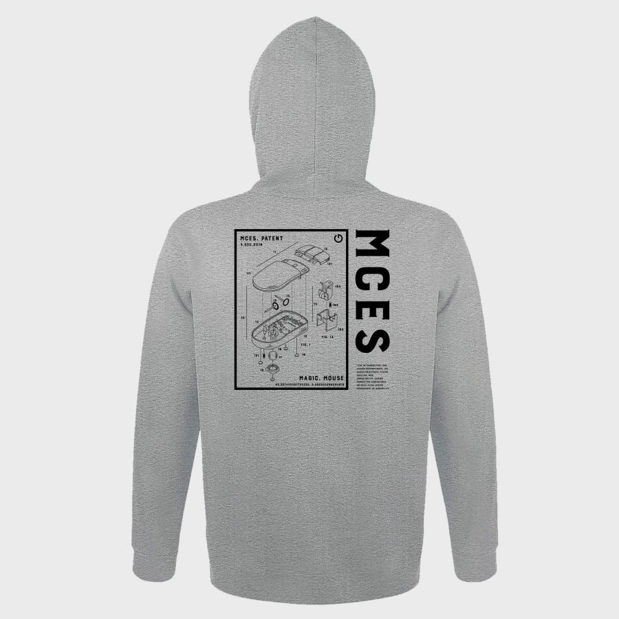 Sweat Capuche GRIS Magic Mousse