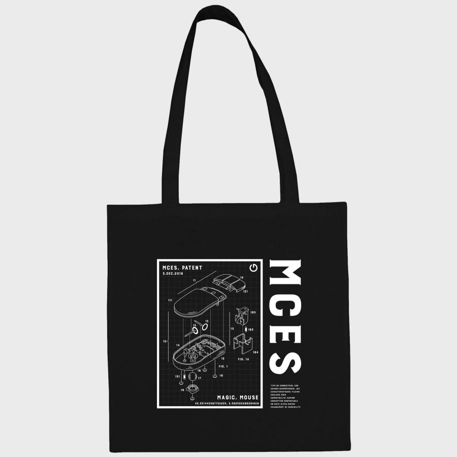 Sac Shopping NOIR Magic Mousse